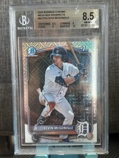 2025 Bowman Chrome Kevin McGonigle 1st Mega Box BGS 8.5 AL ROY FAVORITE 🔥
