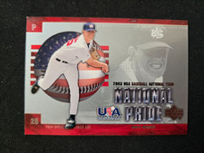 2003 Upper Deck USA Baseball NATIONAL PRIDE USA6 Jered Weaver