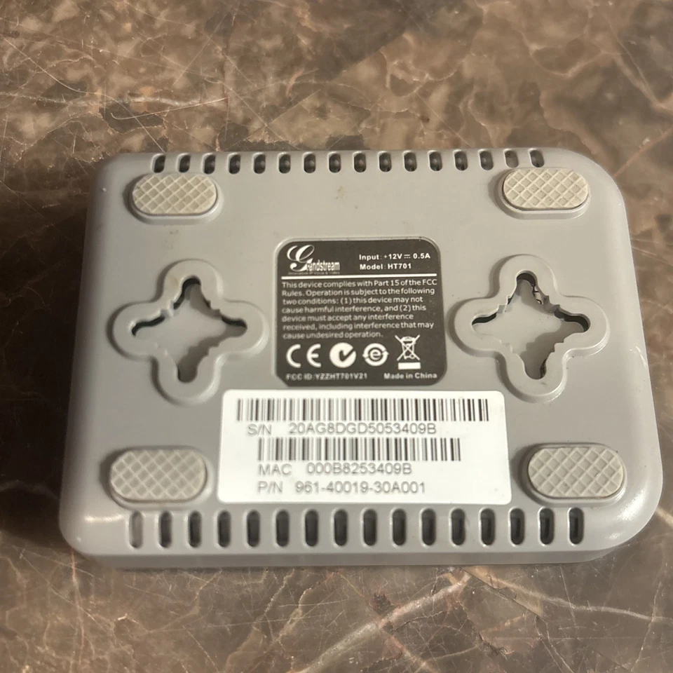 BasicTalk Home Phone Service VoIP Adapter Model HT701 - Image 2 of 2