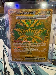 Pokemon Teal Mask Ogerpon ex 177/131 Prismatic Evolutions Hyper Rare NM