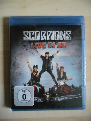 Scorpions live in 3D - Blu-ray Disc - Wind of Change, Rock you like a hurricane