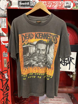 Vintage 90's Dead Kennedys Band Rare Design Charcoal Unisex Shirt S-5XL
