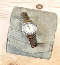 EBEL Classic Wave Ladies Diamond Bezel Mother of Pearl Dial - 24mm