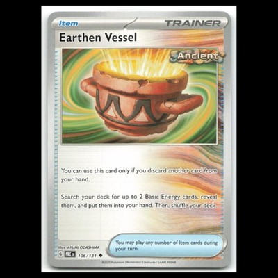 Earthen Vessel #106 2025 Scarlet - Violet Series - Prismatic Evolutions Uncommon