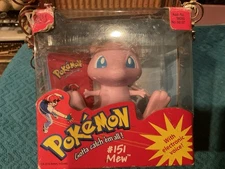 TALKING POKEMON MEW #151 ELECTRONIC VOICE 1999 HASBRO NINTENDO “ TESTED WORKING”