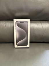 Apple iPhone 15 Pro Black Titanium 128GB Empty Box ONLY A2848