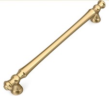 Amerdeco 10 Pack Champagne Bronze Cabinet Pulls 9 Inch 228mm  Hole Center