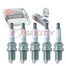 5 pcs NGK V-Power Spark Plugs for 1990-1992 Audi 90 Quattro 2.3L L5 - Engine wp