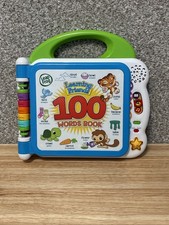 LeapFrog Learning Friends 100 Words Book Bilingual English/Spanish TESTED