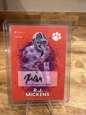 RJ Mickens Clemson Tigers Football Onit On-Card Auto 125/170 S-10