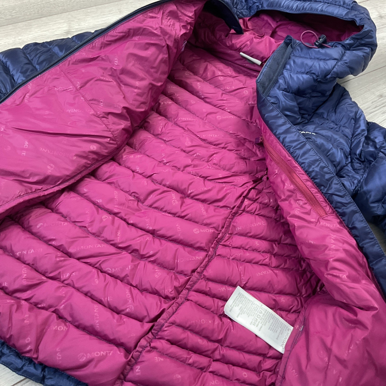 Montane Women’s Blue Hooded Jacket UK 12 - Duck Down, Great Condition image 10