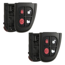 2 Key Fob Remote Shell Case Replacement for Jaguar NHVWB1U241
