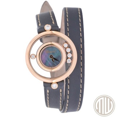 Chopard Happy Diamonds Icons 18kt Roségold | Tahitian Mother of Pearl Dial