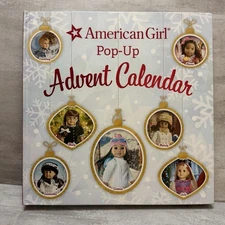 NEW American Girl Pop-Up Advent Calendar Christmas Tree Ornaments Hardback Book