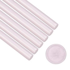 6 Pcs Glue Gun Sealing Wax Sticks for Stamp, Light Pink