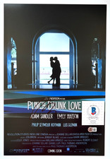 PAUL THOMAS ANDERSON SIGNED PUNCH DRUNK LOVE 12X18 MOVIE POSTER PHOTO PTA BAS