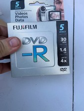 Fujifilm DVD-R 5 Disc Pack New/Sealed 30 Minute 1.4 GB