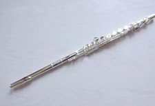 silver flute 211SL musical instrument Flute 16 C Tuning and E-Key professional