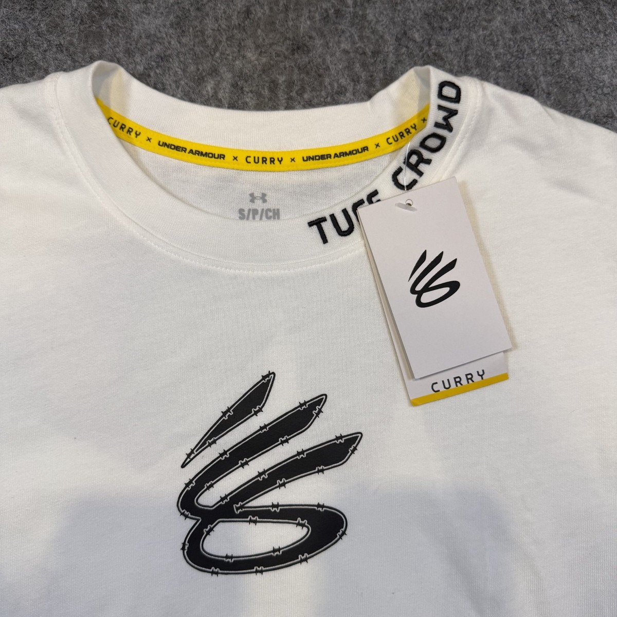 【日本未発売】 Curry × Tuff Crowd Collabo T Under Armour Stephen Curry x TUFF CROWD Long Sleeve Shirt Men's