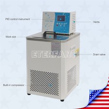 US -5℃~100℃ 6L Lab Recirculating Chiller Heating And Cooling Circulator Bath