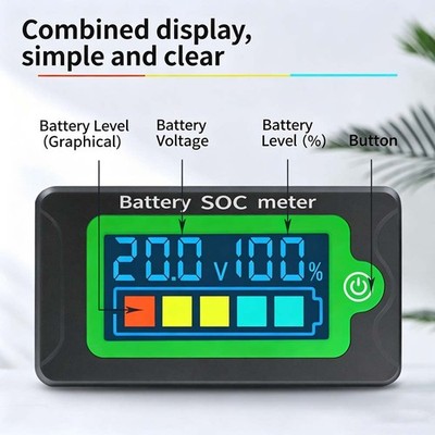 Reliable Compact Durable Versatile Stable LiFePO4 Ternary Battery Level Detector
