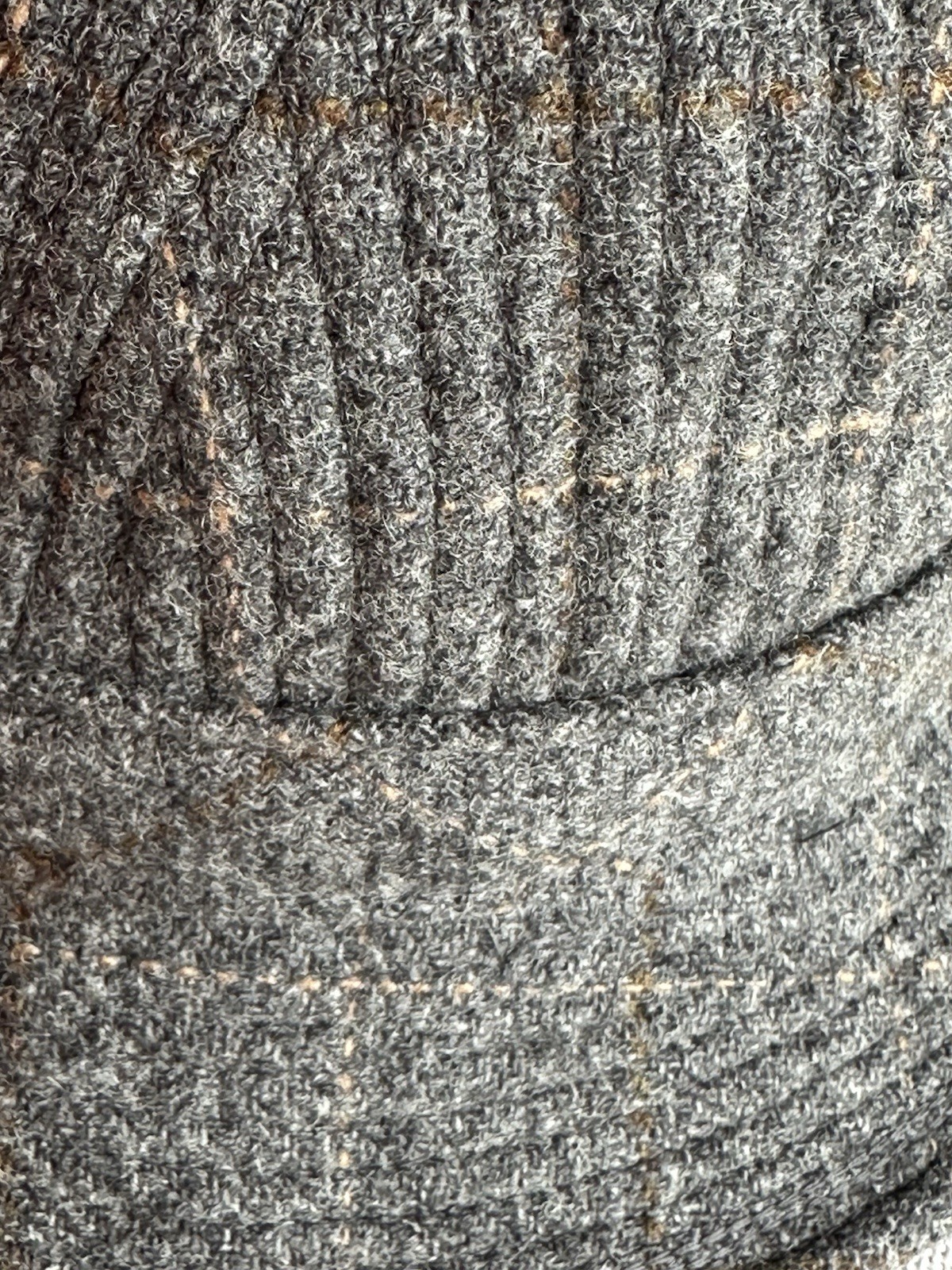 Vintage Pendleton Wool Bucket Hat Gray Plaid Chec… - image 5