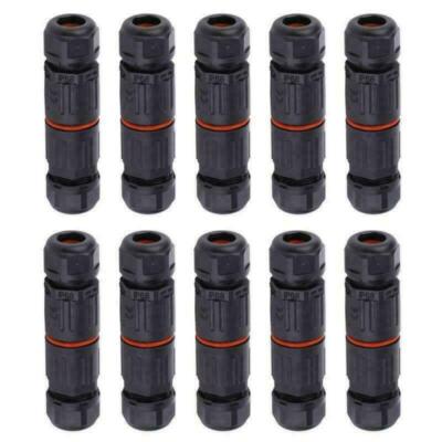 3 Polige Dosenmuffe Verbinder / T-Verbinder IP68 230V Wasserdicht