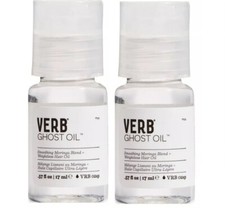2 PC VERB GHOST OIL Smoothing Moringa Blend Weightless Hair Oil 2 X 0.57 OZ. New