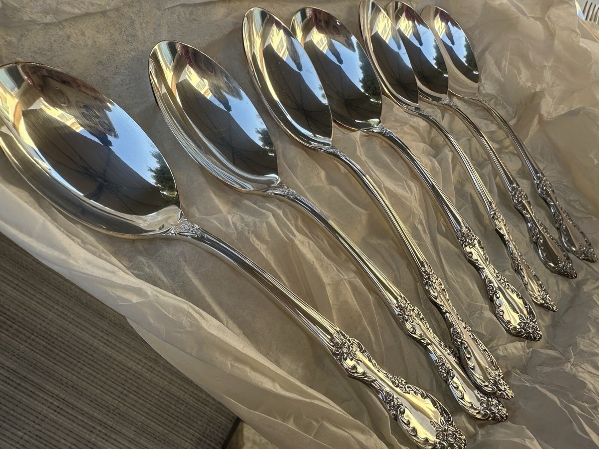 VTG Wm. Rogers Mfg. Co. Extra Plate Original Rogers 7 Spoons & 7
