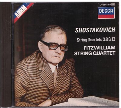 Shostakovich: Quartetti N. 3, 6 & 13 / Fitzwilliam String Quartet - CD