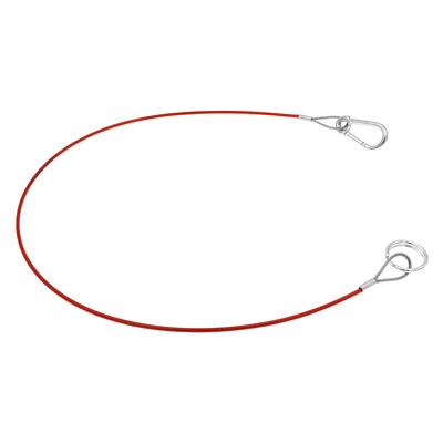 Abreißseil Anhänger Länge 800mm mit Haken und Ring Abreißleine 0,8m 80cm