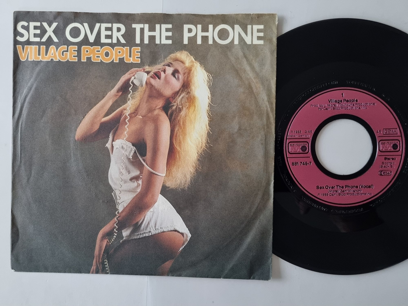 Village People - Sex Over The Phone 7'' Vinyl Germany