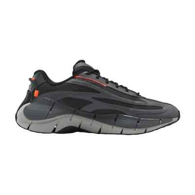 Mens Reebok Zig Kinetica 2.5 Running Shoes Sneakers Grey Gray