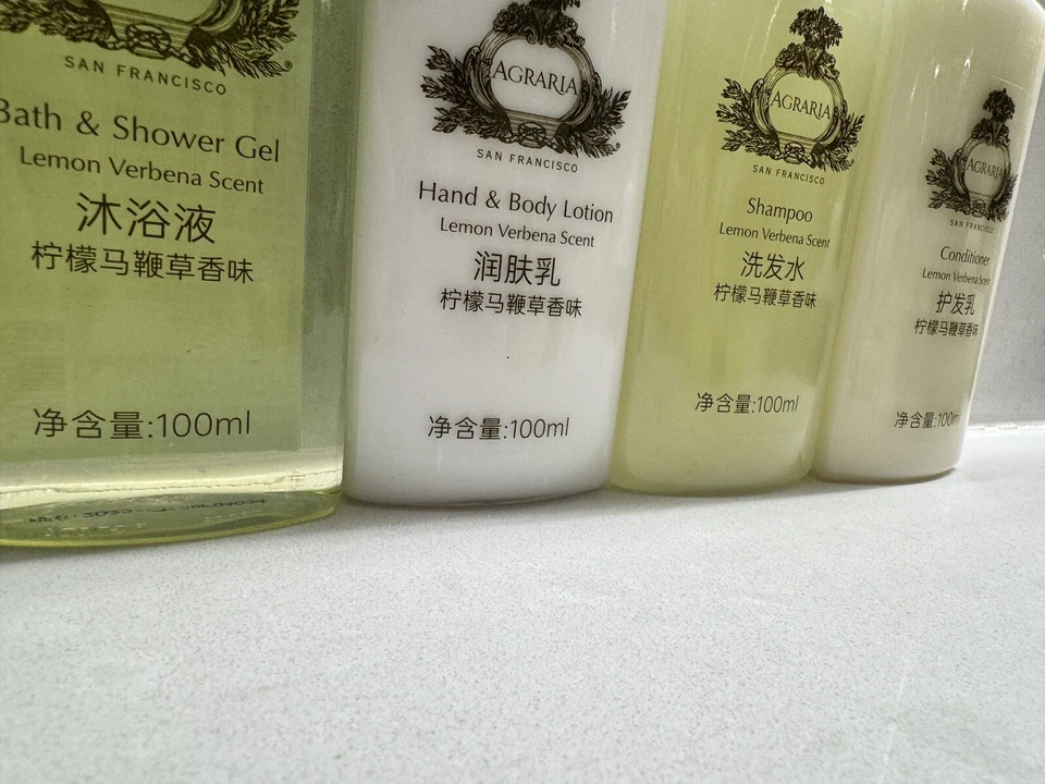AGRARIA San Francisco Lemon Verbena 5 Pcs. Bath Toiletries Set. New Fresh! - Изображение 2 из 4