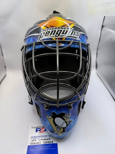 MARC ANDRE FLEURY Pittsburgh Penguins SIGNED Autograph Goalie Mask PSA COA - Picture 3 of 3