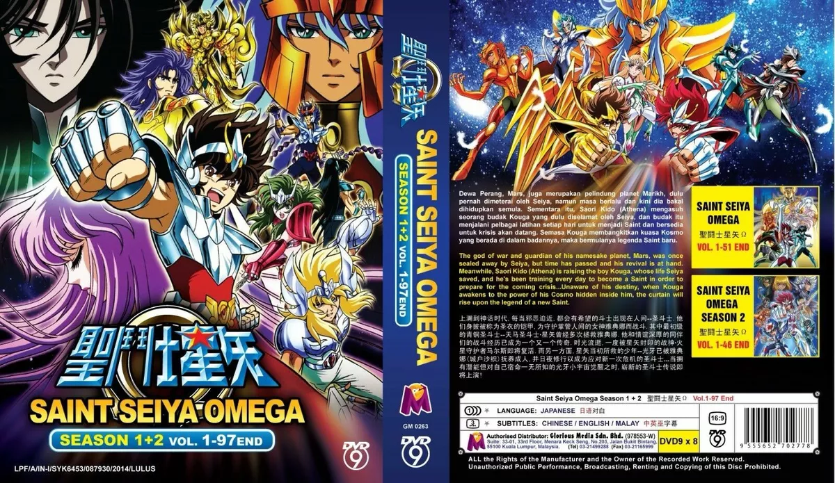 Anime DVD Saint Seiya Omega COMPLETE Vol. 1-97 End ENG SUB Region 0 FREE  SHIPPIN