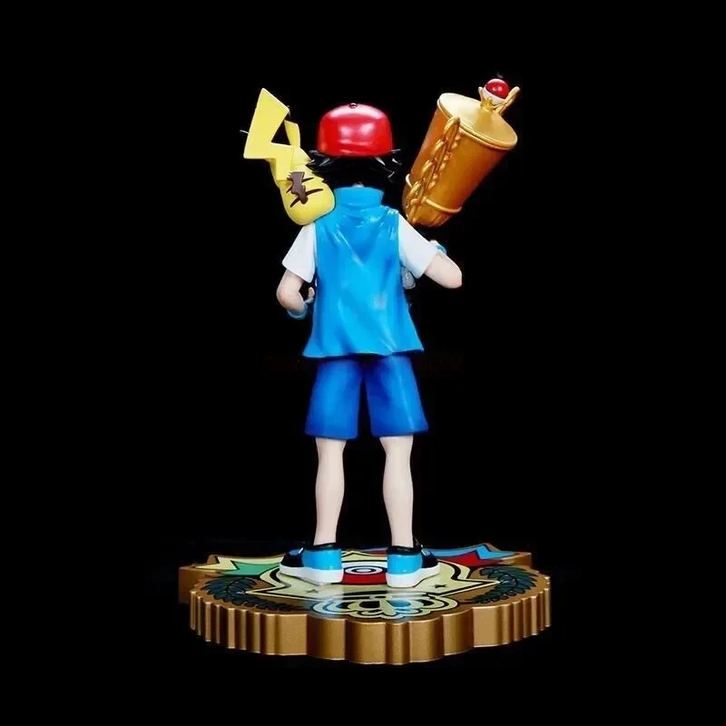 Ash Ketchum Campeón y Pikachu Pokemon Entrenador Coleccionable Estatua Figura Modelo Foto 4 de 4