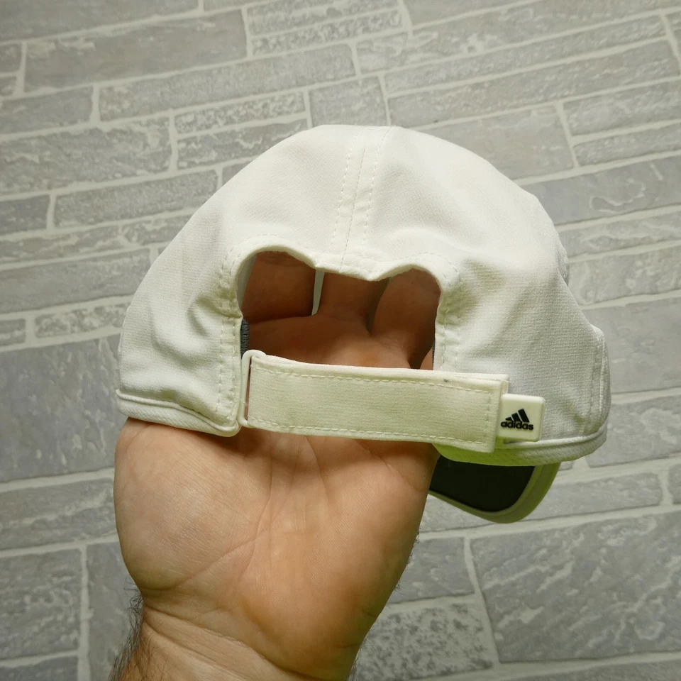 Adidas Adizero Hat Climacool Strap Back Golf Cap White Lightweight - Image 3 of 4