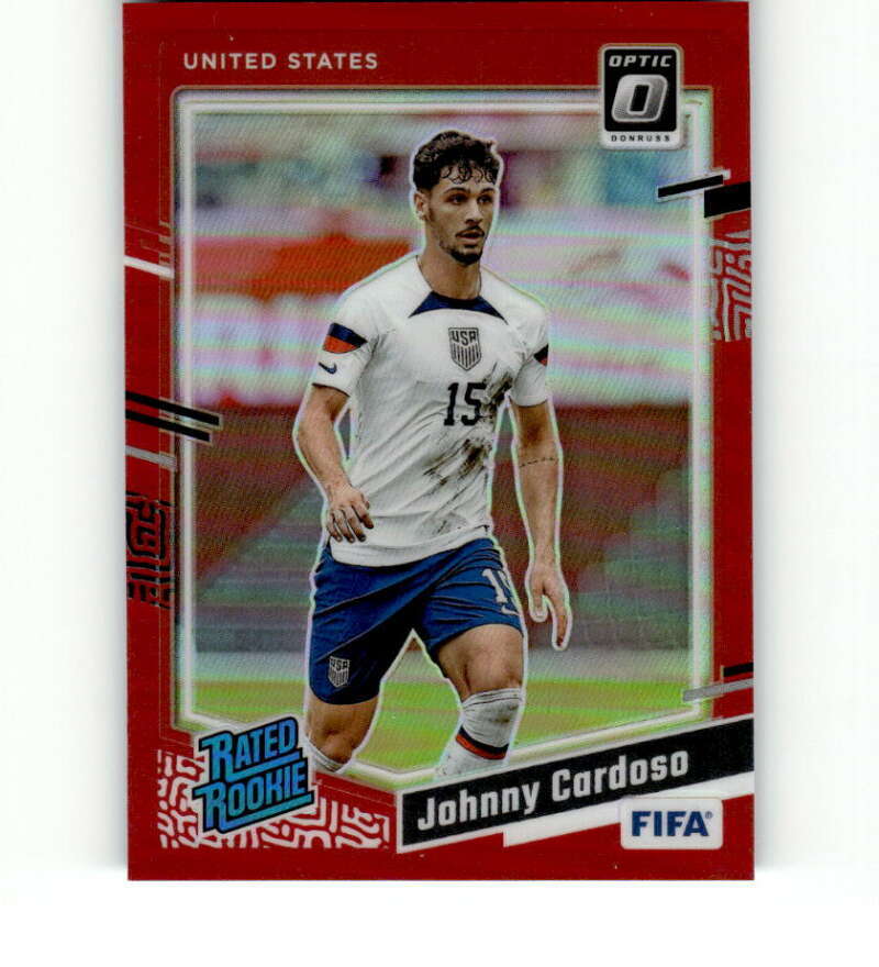 2023-24 Donruss Optic Red #180 Johnny Cardoso RC Rookie /299 United States