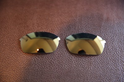 PolarLens POLARIZED 24k Gold Replacement Lens for-Oakley Flak Jacket sunglasses