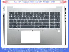 New For HP Probook 460 465 G11 Palmrest Case Cover Backlit Keyboard N98507-001