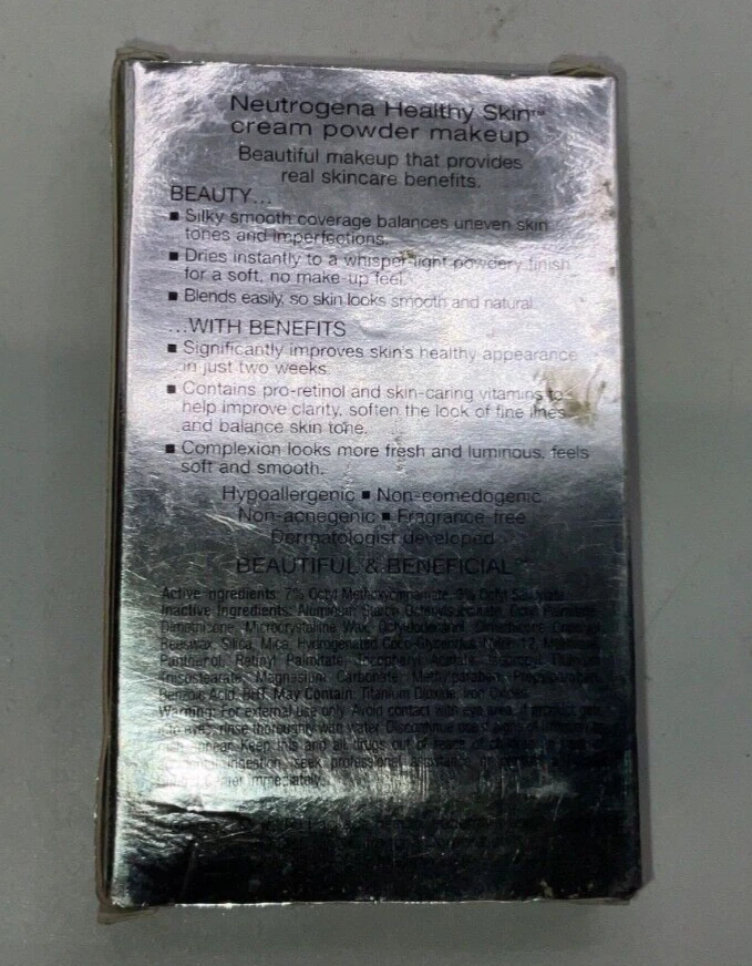 Neutrogena Healthy Skin Cream Powder Makeup True Beige #80/ 0.4 oz - Image 2 of 2