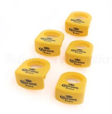 5 Corona Extra Beer Yellow Margarita Coronita / Coronarita Bottle Clips ~ New