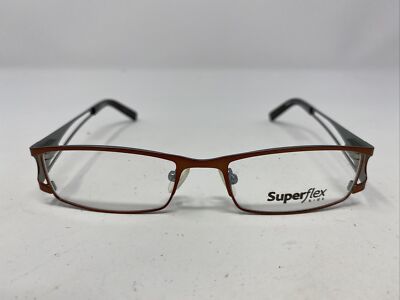 Superflex Kids SFK-93 C.2 48-16-130 Brown/Gunmetal Eyeglasses Frame 3786