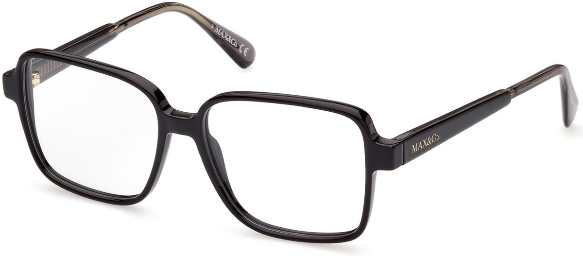 Max & Co. EYEGLASSES MO5060-001-53 New with case Eyewear Frames Max&Co. MO5060 SHINY BLACK 53/14/140 WOMAN  main image 2