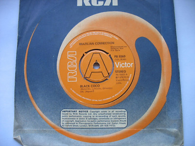 BRAZILIAN CONNECTION-BLACK COCO. PROMO 7'' VINYL SINGLE. FUNK, SOUL. A1/B1. EX