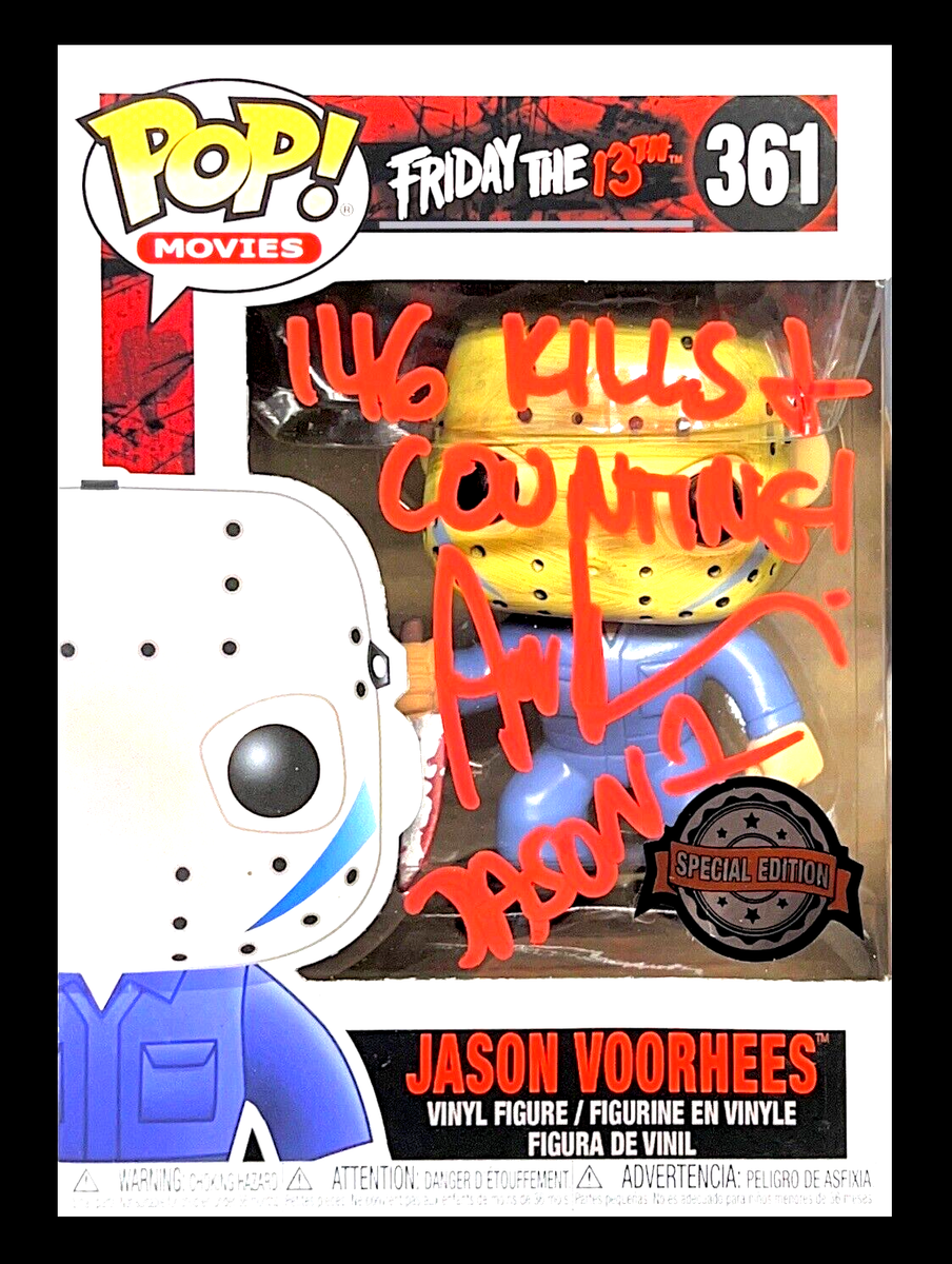 ARI LEHMAN AKA JASON VOORHEES HAND SIGNED FRIDAY THE 13TH