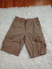 Urban Pipeline Max Flex Boys Size 16 Bermuda Shorts Tan Beige Light brown