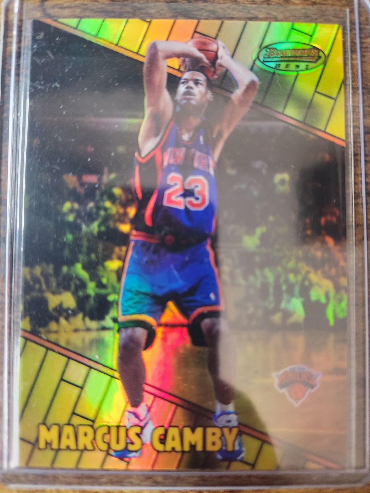 1999-00 Bowman's Best Marcus Camby Refractor 20/400 #66 New York Knicks