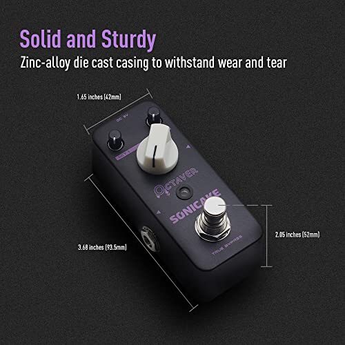 Guitar Pedal Pedal Guitar Effects Pedal Analog Classic Bassr True Bypass Octave - Afbeelding 6 van 7